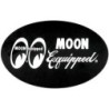 autocollant "MOON EQUIPPED" noir (80x50mm)