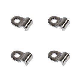 set de 4 supports inox pour...