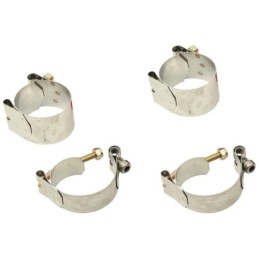 set de 4 colliers inox pour...