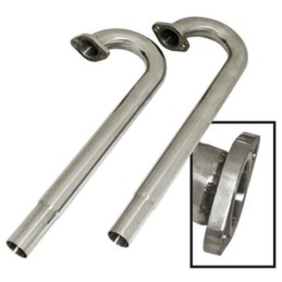 set de 2 J tubes INOX